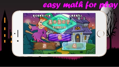 How to cancel & delete Witch math games for kids easy math solving from iphone & ipad 4