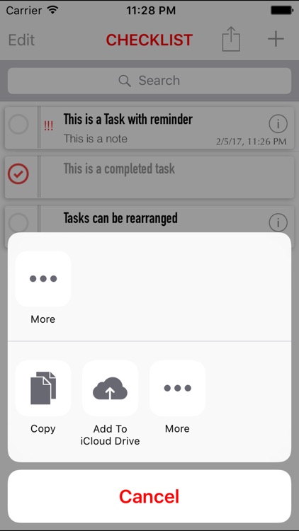 Premium CheckList with Schedule and Notifications screenshot-3