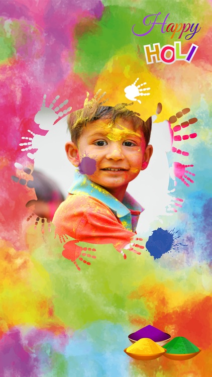 Holi Photo Frame 2017 - Colorful Picture Frames screenshot-3