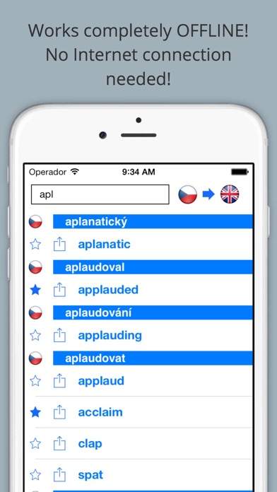 How to cancel & delete Dictionary English Czech from iphone & ipad 1