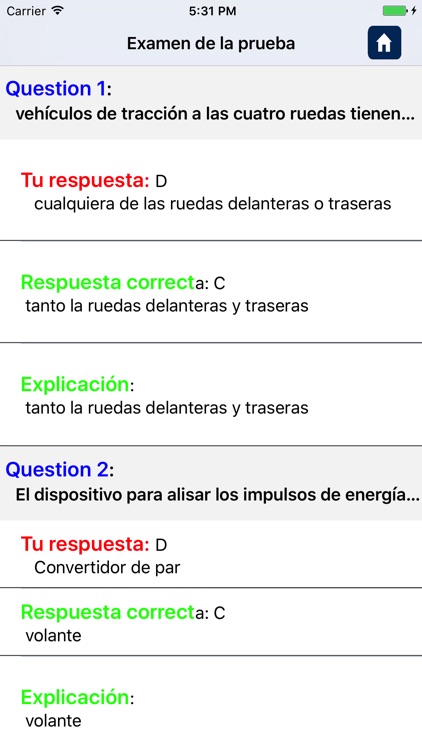 Preguntas de ingeniería de automóviles screenshot-4