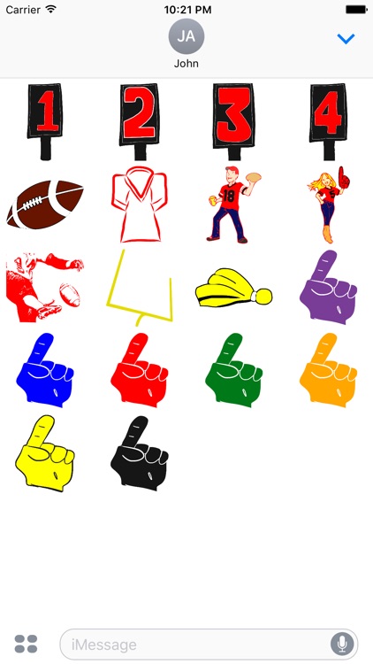 HS Football Stickers