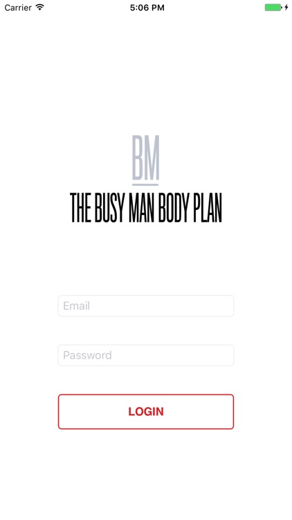 The Busy Man Body Plan