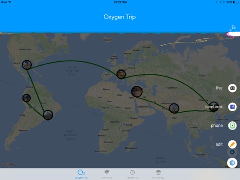 Oxygen Trip - Create your travel stories screenshot 2