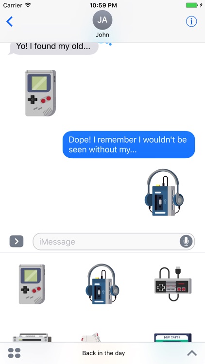 Back in the day