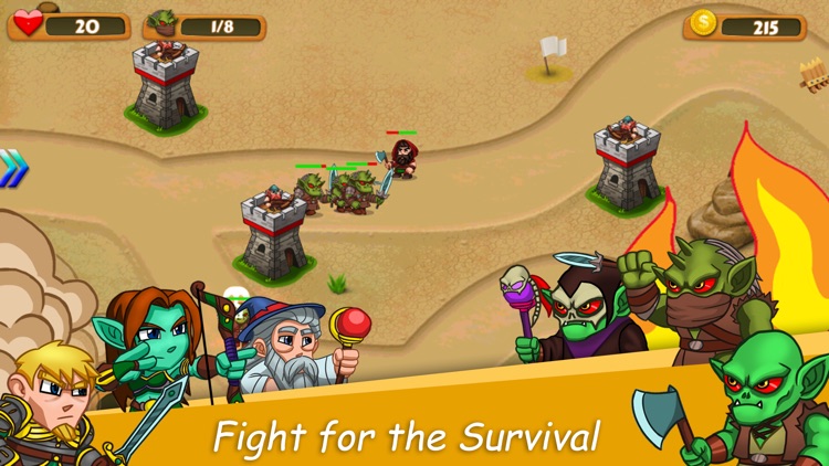 Heroes TD: Fantasy Wars screenshot-4