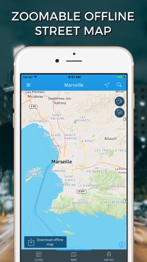 Marseille Travel Guide with Offline Street Map(圖4)-速報App