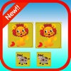 Matching game animal cute for Kids