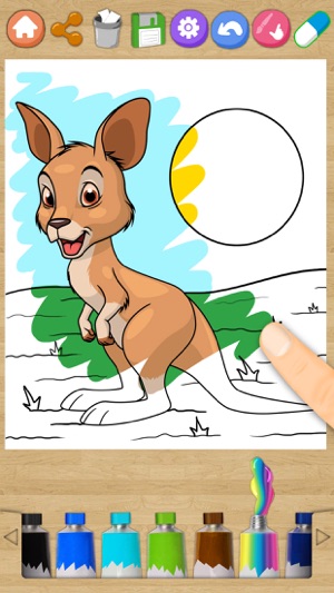 Animals magic coloring pages for kids – 