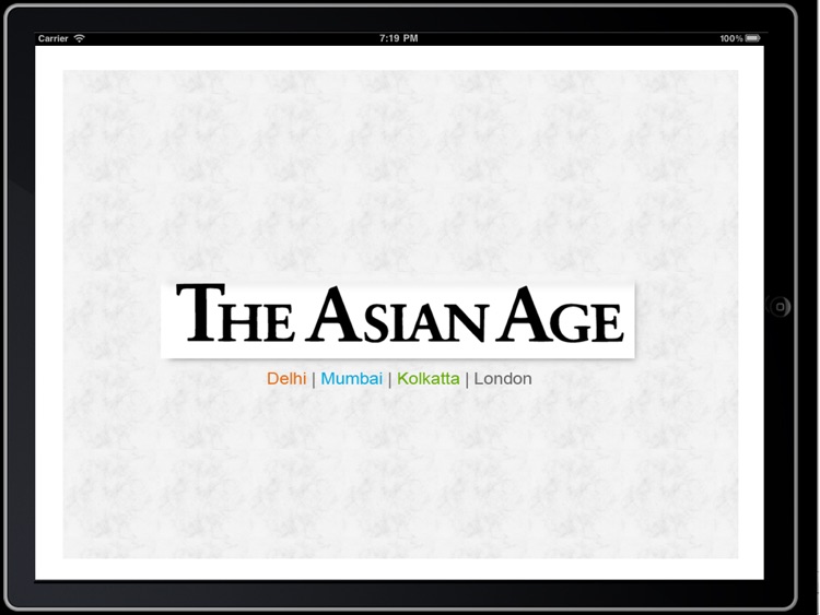 The Asian Age for iPad