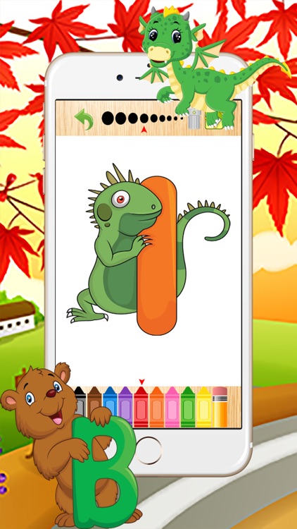 ABC Cartoon Coloring Learning Games screenshot-3