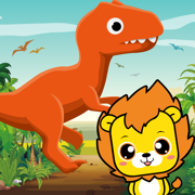 宝宝学恐龙游戏-挖掘侏罗纪恐龙乐园