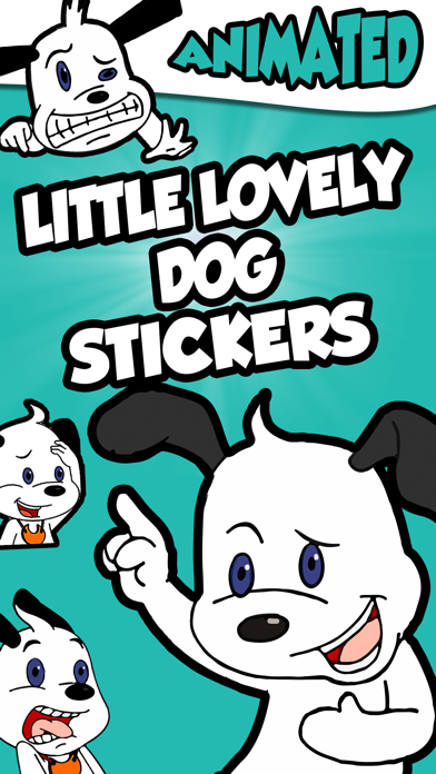 How to cancel & delete Little Lovely Dog: Fun Stamps from iphone & ipad 1