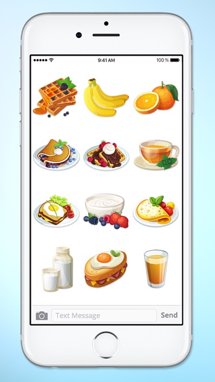 Breakfast and Brunch Food Sticker Pack screenshot-3