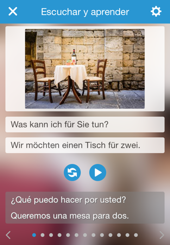 Diálogo en alemán Aprender a hablar alemán rápido screenshot 2
