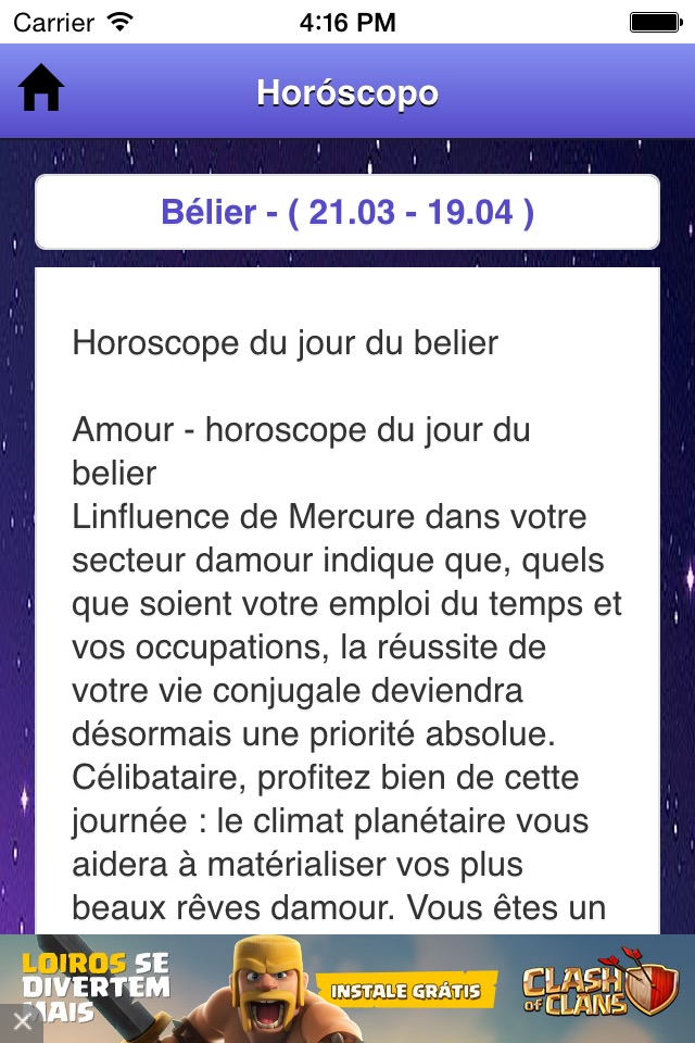 Horoscope du Jour Français screenshot 2