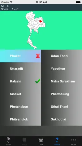 Game screenshot Thailand Province Maps, Capitals and Seals apk