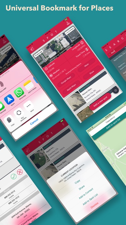 SPOT + ETA - Bookmark & get Travel Time to Places