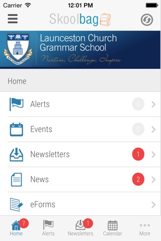 Launceston Church Grammar School - Skoolbag screenshot 2