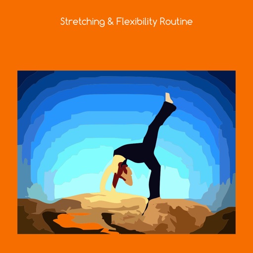 Stretching and flexibility routine icon