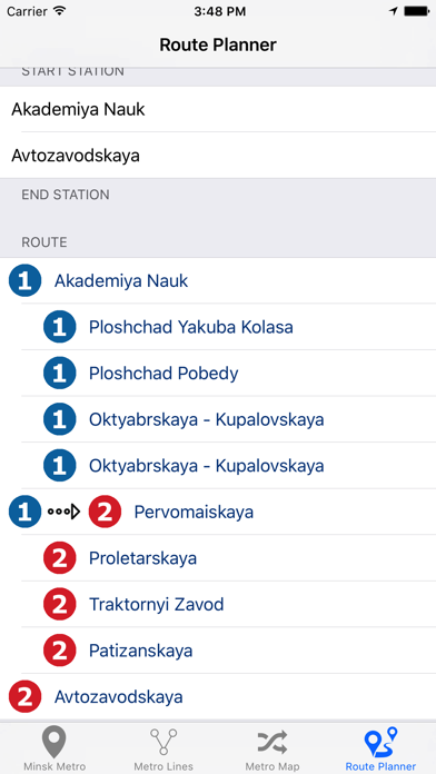 Minsk Metro Screenshot 2