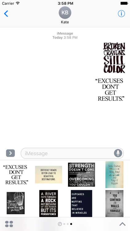 Inspirational Quotes Stickers - Pack For Messages