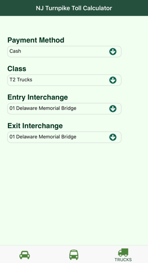 NJ Turnpike Toll Calculator(圖3)-速報App