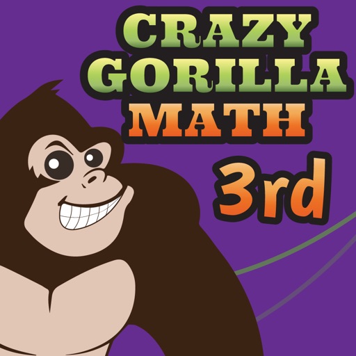 3rd Grade Gorilla Math School Games for Kids icon