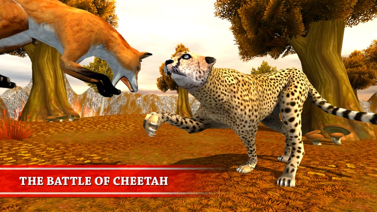 Wild Cheetah Simulator Game - Animals Survival 3d