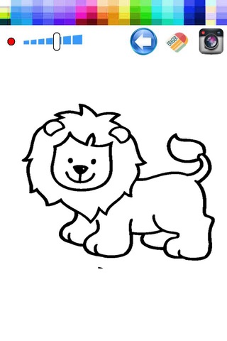 1-6 Animals Coloring book for Kid screenshot 2