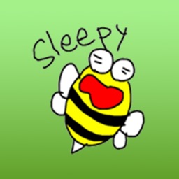 Peet The Little Cute Bee English Sticker