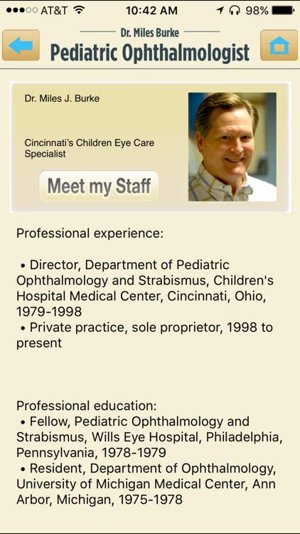 Dr. Miles Burke Pediatric Ophthalmology