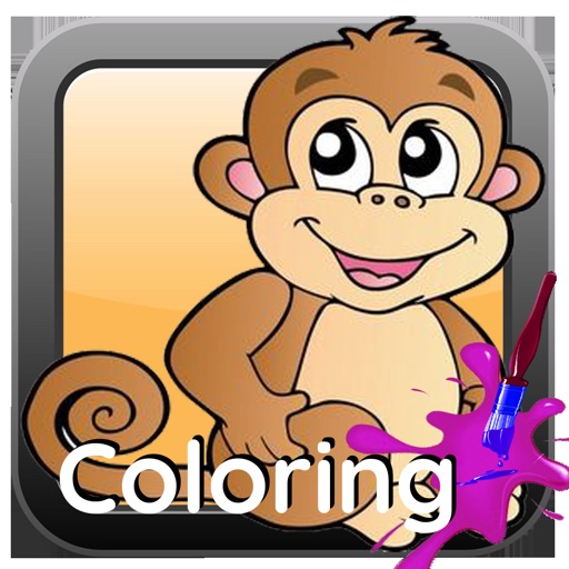 Animal Monkey Puzzle Games for Kids and Toddler Icon