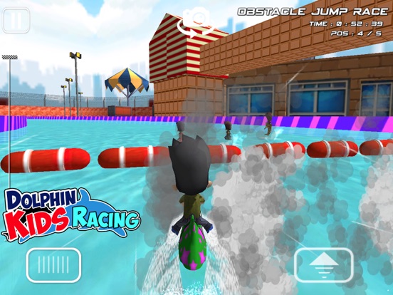 Скачать игру дельфин дети гоночных - 3D дельфин гонки для детей