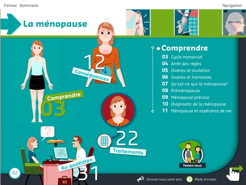 Ménopause – e-Guide Visuel du Patient screenshot 2
