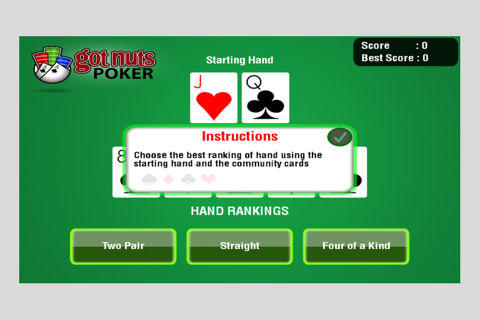 Go Nuts Poker Free screenshot 2