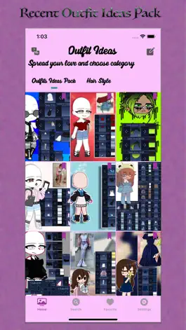Game screenshot Outfits Ideas Gacha Wallpapers apk