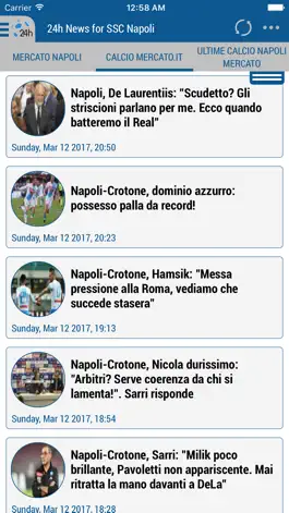 Game screenshot 24h News for SSC Napoli mod apk