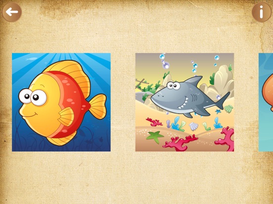 Marine Animals Puzzles  - Learning kids games screenshot 4