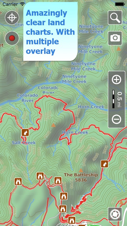 Trails of Grand Canyon NP - GPS Maps for Hiking