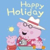 Happy Holiday - Kids Sticker Colouring Game
