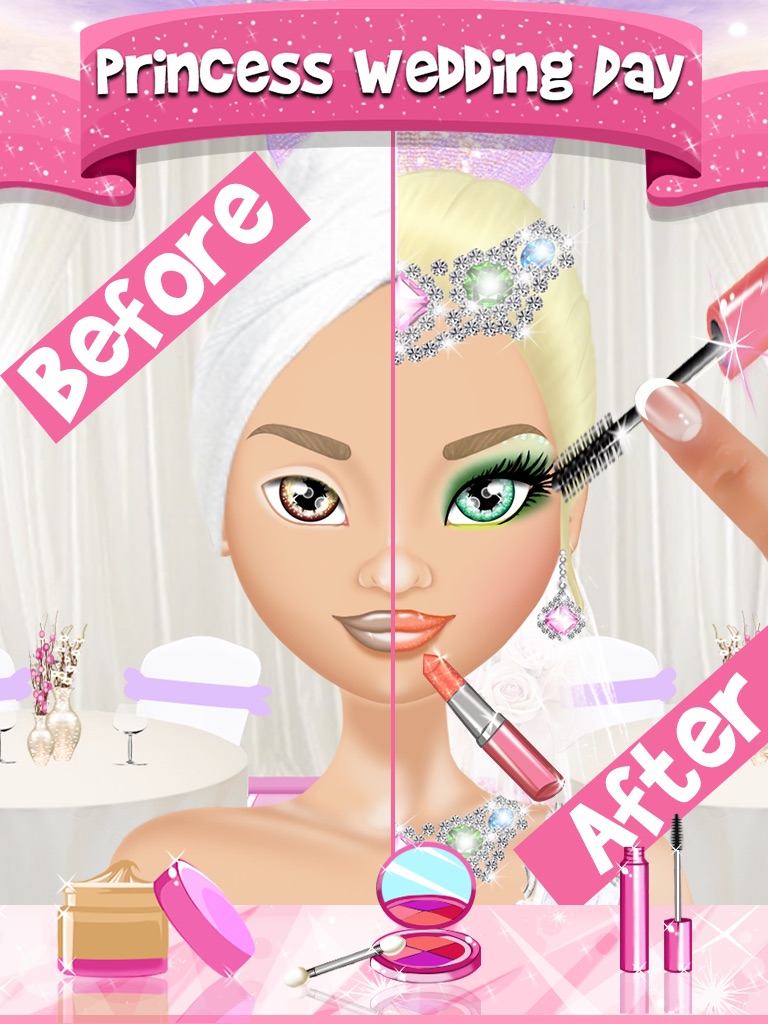 Princess Wedding Makeover Salon (Go Work,Shop etc) screenshot 2