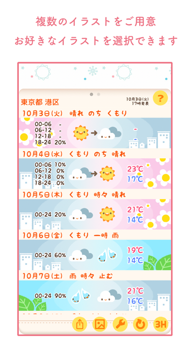 かわいい天気予報3app 苹果商店应用信息下载量 评论 排名情况 德普优化