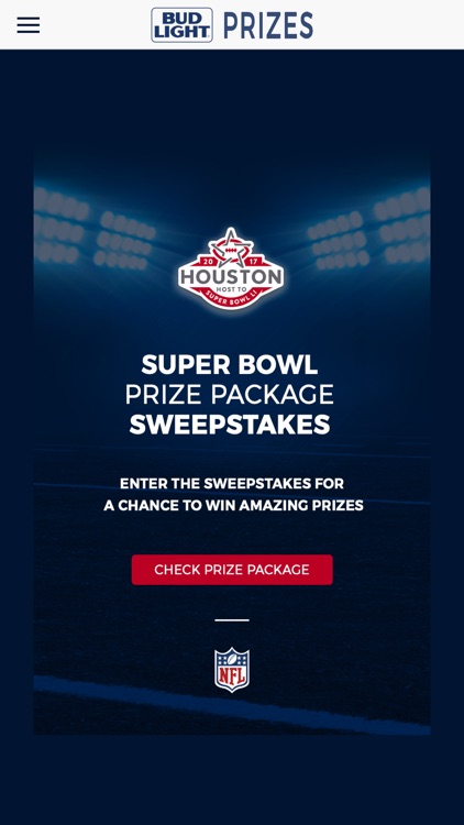 Super Bowl Prizes from Bud Light