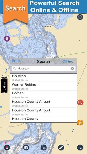 Houston offline gps chart for lake and park trails(圖4)-速報App