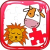 Lion And Cow Games Jigsaw Puzzles For Kids