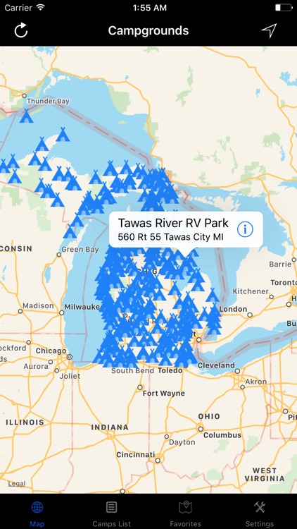 Michigan – Campgrounds & RV Parks