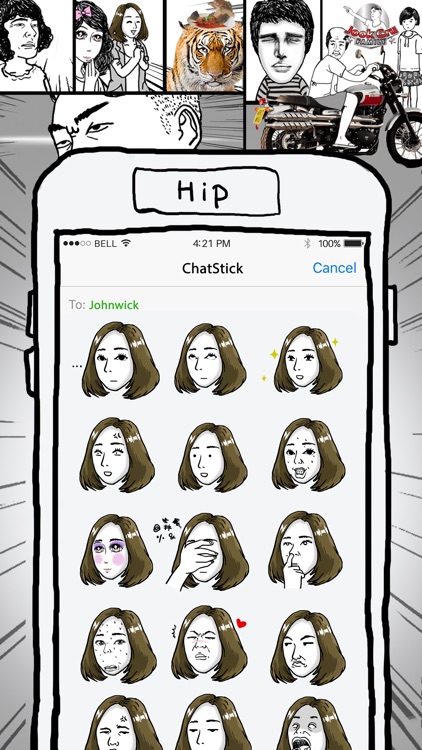 Jookgru Hib Funny Cartoon Stickers for iMessage