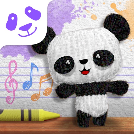 Square Panda Letter Lullaby iOS App