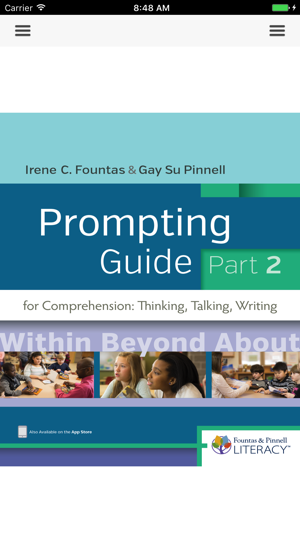 Fountas and Pinnell Prompting Guide Part 2(圖1)-速報App